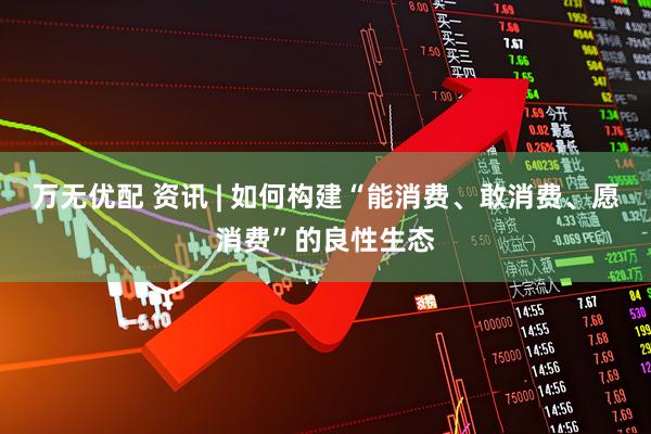 万无优配 资讯 | 如何构建“能消费、敢消费、愿消费”的良性生态