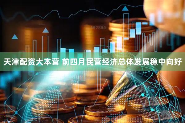 天津配资大本营 前四月民营经济总体发展稳中向好