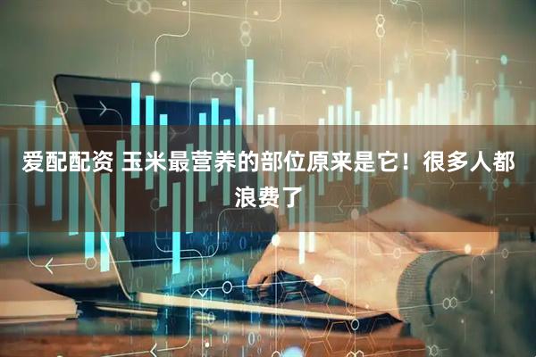 爱配配资 玉米最营养的部位原来是它！很多人都浪费了