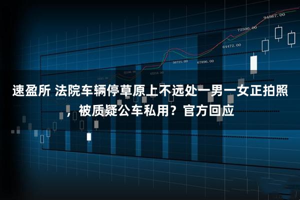 速盈所 法院车辆停草原上不远处一男一女正拍照，被质疑公车私用？官方回应